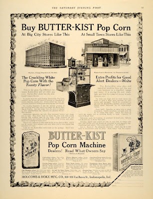 Machine à pop-corn des années 1930