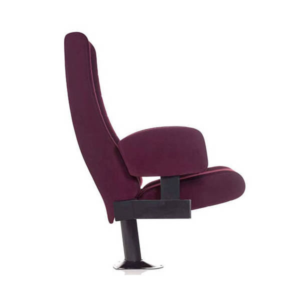 Fauteuil Cinema Vienna Cuir Bleu Latéral