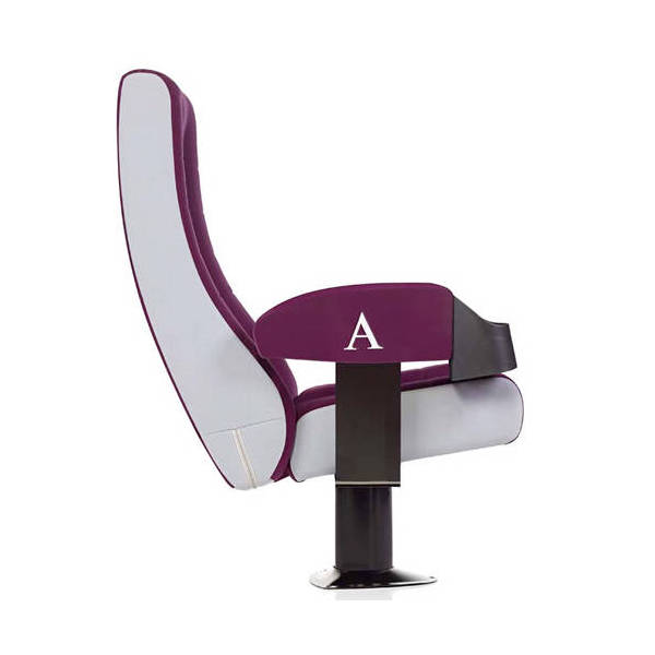 Fauteuil Cinema Vienna Cuir Bleu Latéral