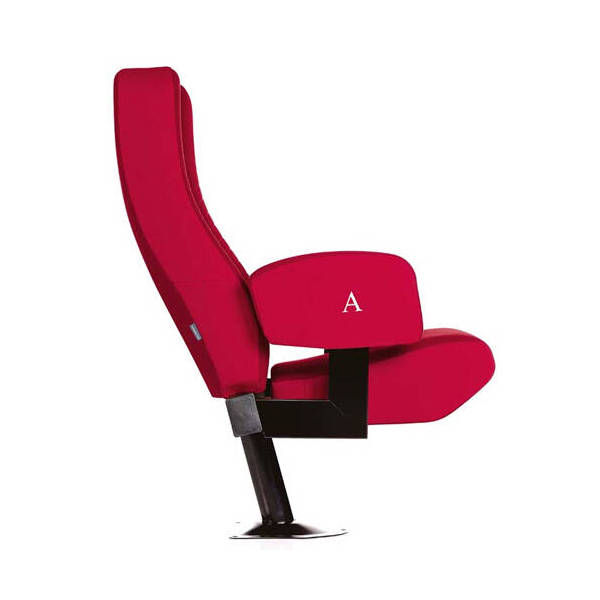 Fauteuil Cinema Confort Rouge Latéral Numérotation