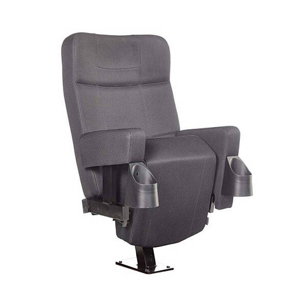 Fauteuil Cinema Locarno Gris Porte Gobelet