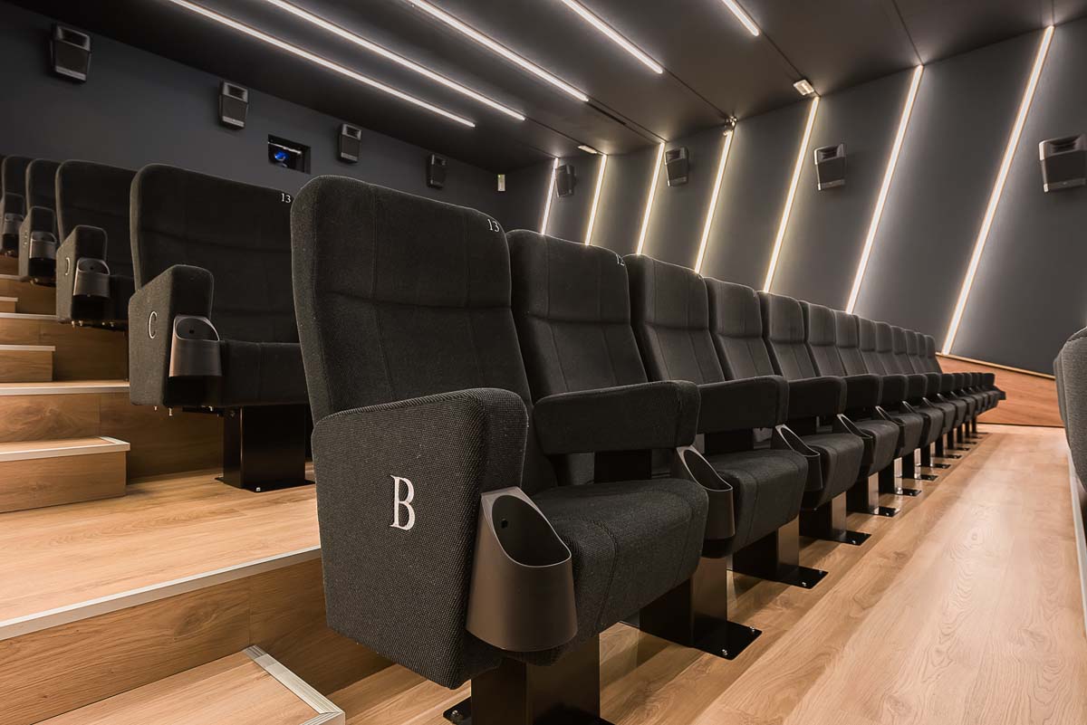 Fauteuil Cinéma Locarno Ambiance Salle de Cinéma Porte Gobelets