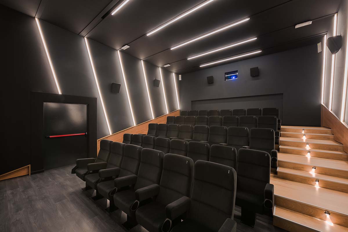 Fauteuil Cinéma Locarno Ambiance Salle de Cinéma Porte Gobelets