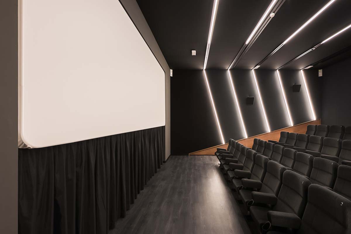 Fauteuil Cinéma Locarno Ambiance Salle de Cinéma Ecran Proche