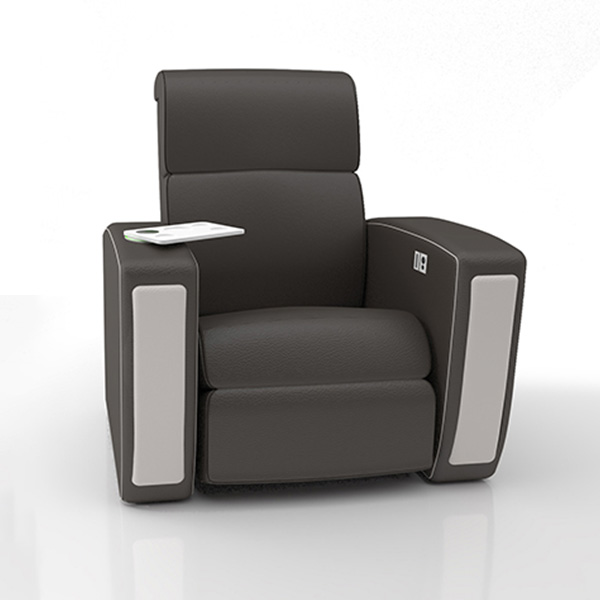 Fauteuil Home Cinema Hermas Avec Tablette Porte Gobelet