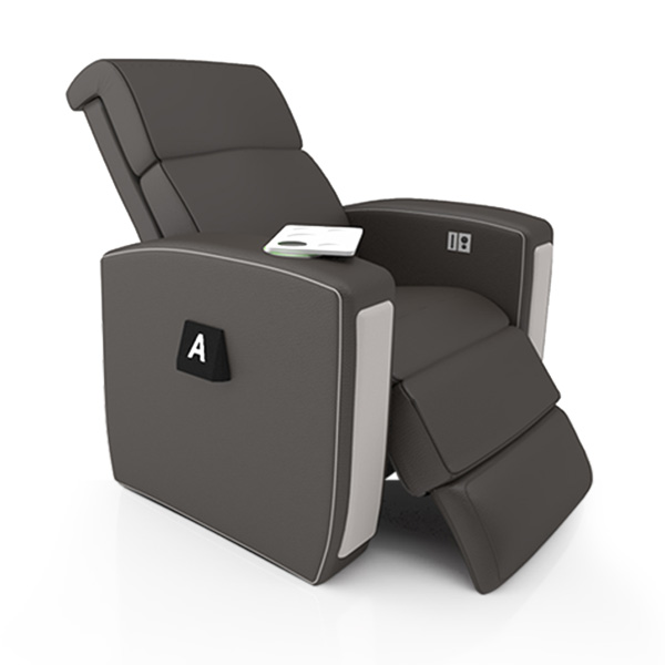 Fauteuil Home Cinema Hermas En Position Couchée