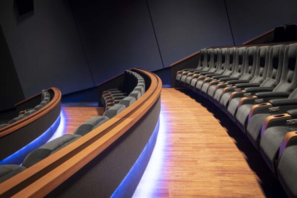 Détail Salle de Cinéma Avec Fauteuil Arcadia Avec Rétroéclairage
