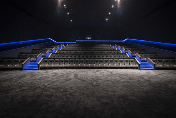 Détail Salle de Cinéma Avec Fauteuil Arcadia Avec Travées Eclairées
