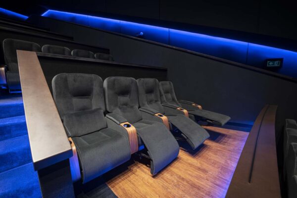 Détail Salle de Cinéma Avec Fauteuil Arcadia Avec Position Relax