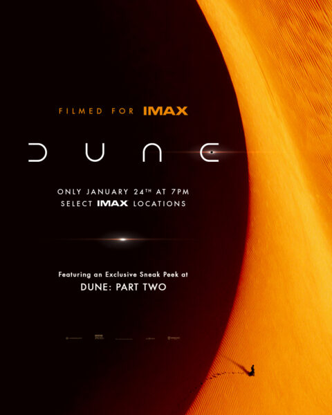 Affiche du film Dune Partie 2 filmé pour IMAX