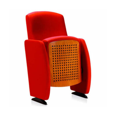 Fauteuil panneau bois laqué Etoile