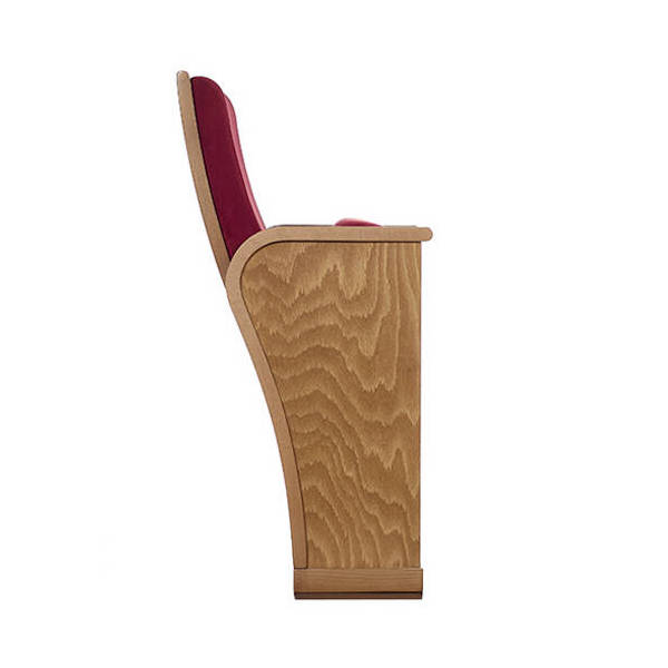 Fauteuil Legnano variante Rouge - Profil Assise Repliée