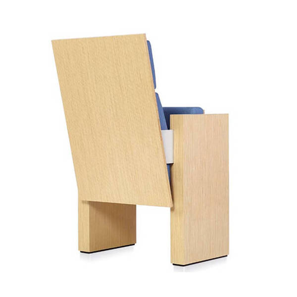 Fauteuil Meeting bleu vue arrière, replié