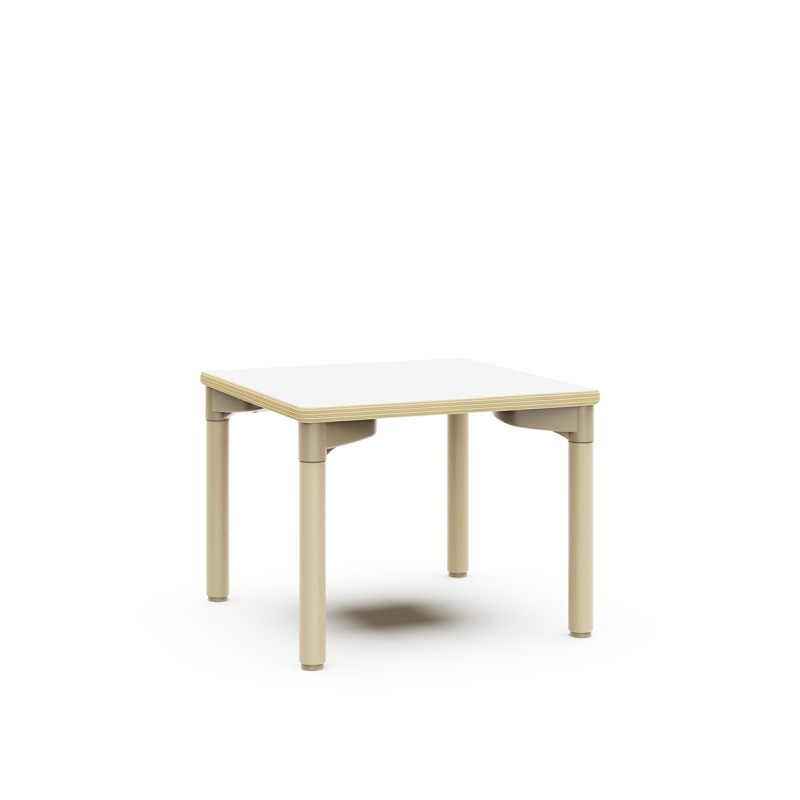 Table d'école maternelle carrée Olmo