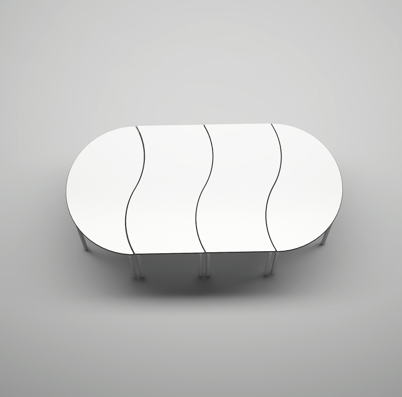 Table d'école modulaire Wave – Image 4