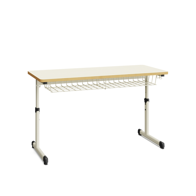 Table école deux places réglable en hauteur Quardouble