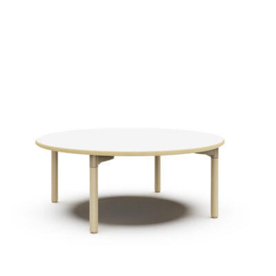 Table école maternelle ronde en bois Yucca