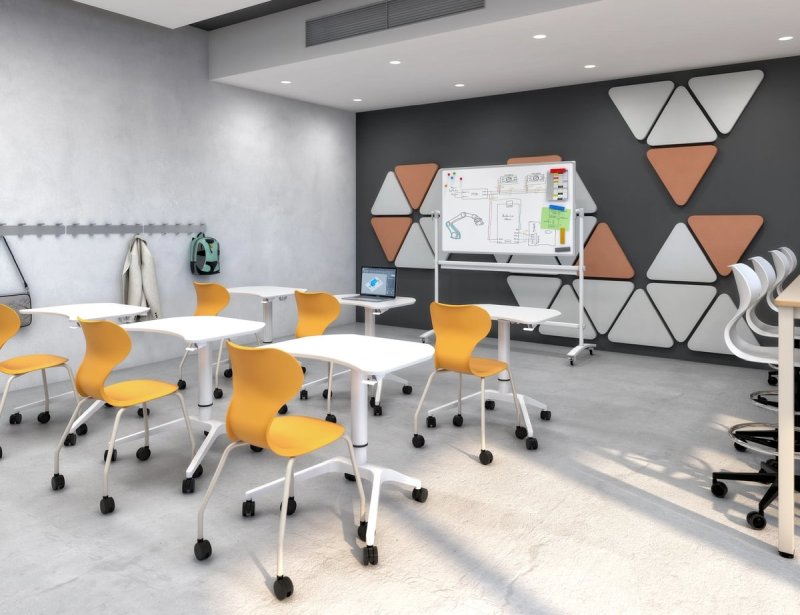 Table scolaire assis debout Moon – Image 4