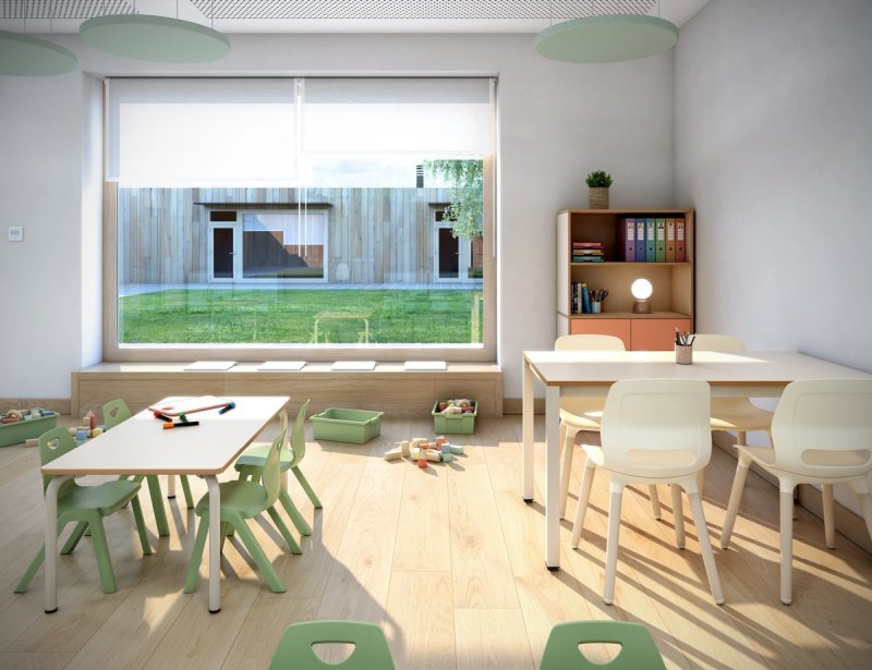 Chaise écolier adulte Jun Wood – Image 5