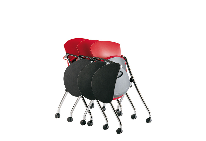 Chaise sur roulettes avec tablette Easy Go – Image 3