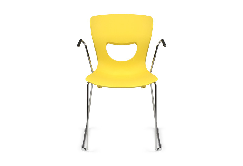 Chaise acier fil chromé Flex – Image 8