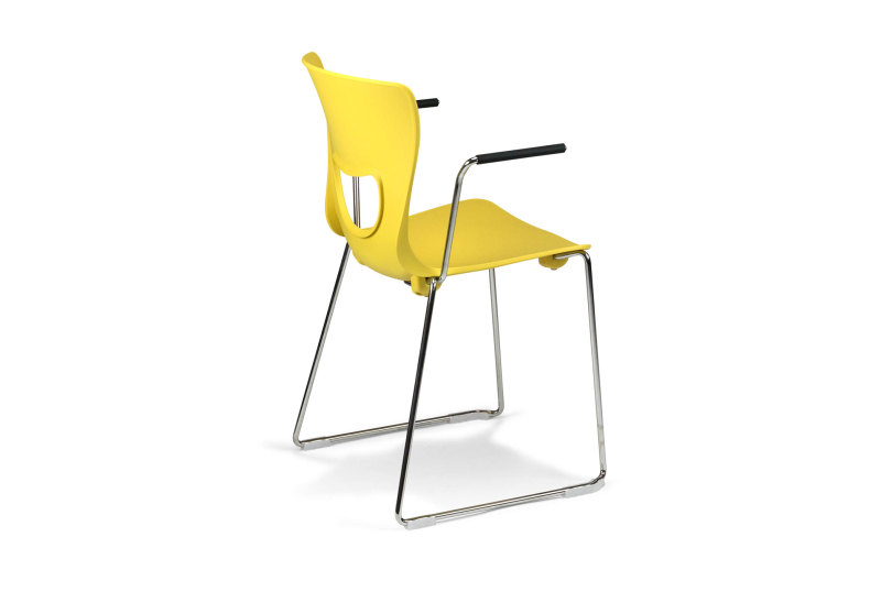 Chaise acier fil chromé Flex – Image 5