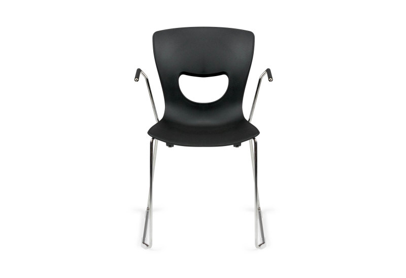 Chaise acier fil chromé Flex – Image 3