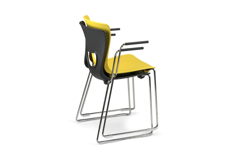 Chaise acier fil chromé Flex – Image 6