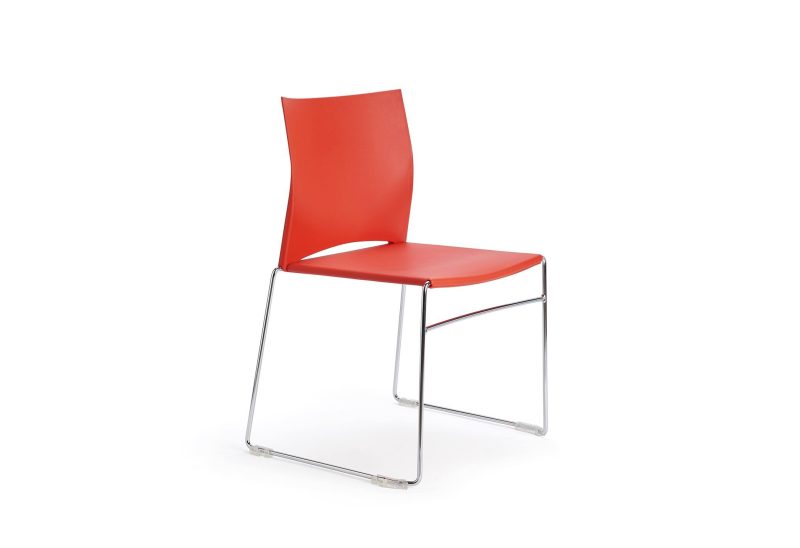 Chaise de réunion empilable Lin – Image 4