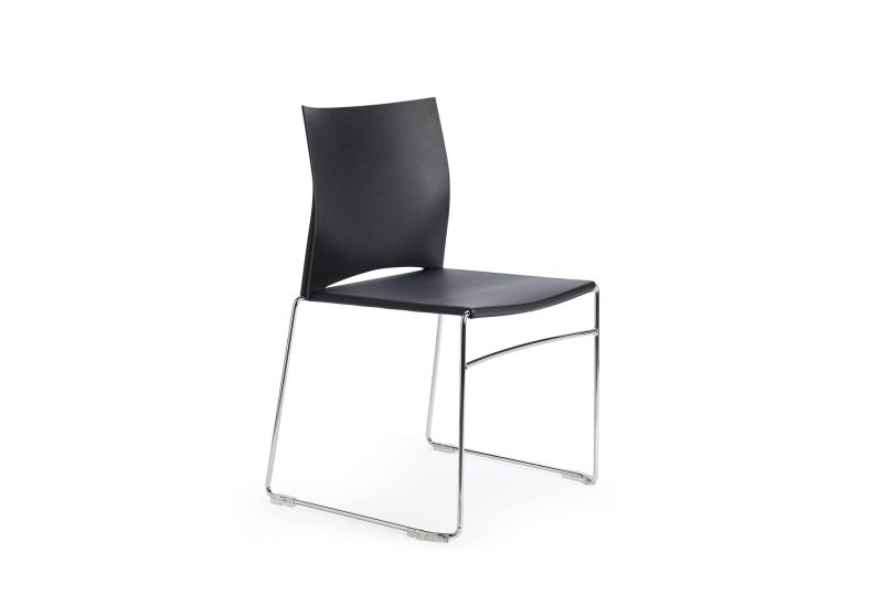 Chaise de réunion empilable Lin – Image 3