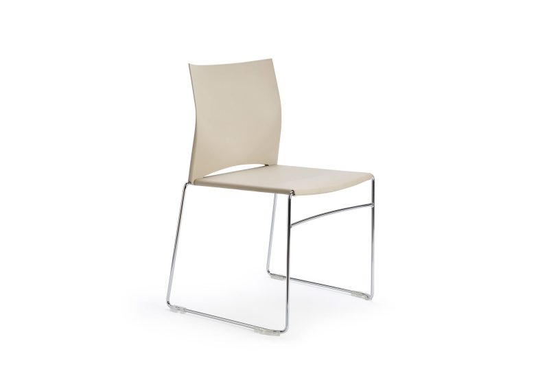 Chaise de réunion empilable Lin – Image 2