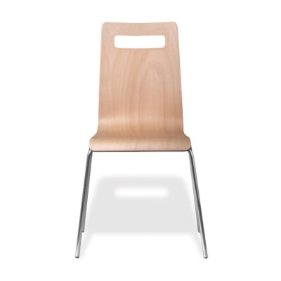 Chaise en bois avec poignée intégrée Zim