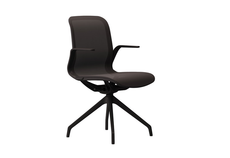Chaise de réunion dossier résille Trama