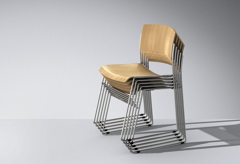Chaise empilable Zinia – Image 3