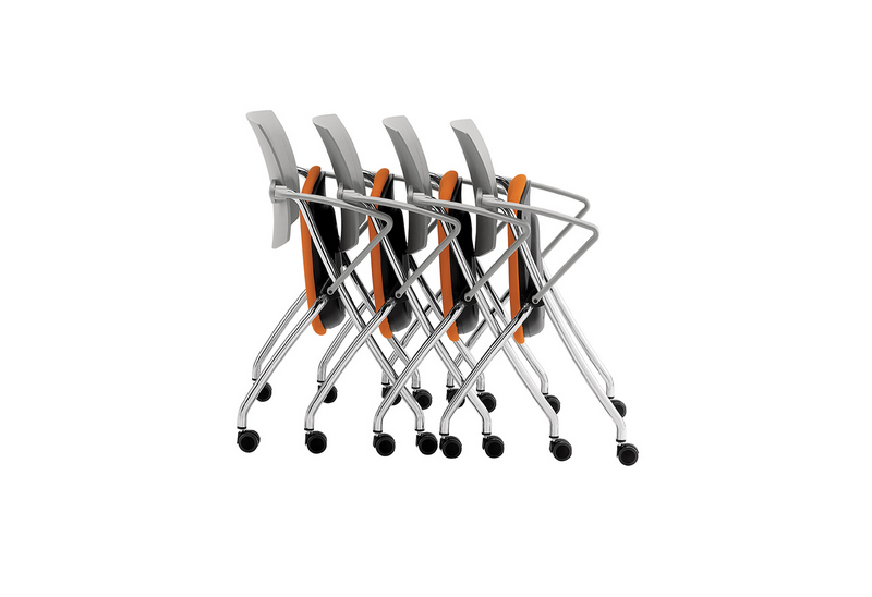 Chaise empilable avec assise rabattable Q-Go – Image 5