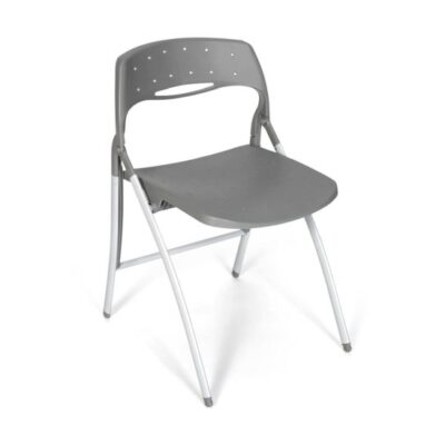 Chaise salle de réunion perforée Leo