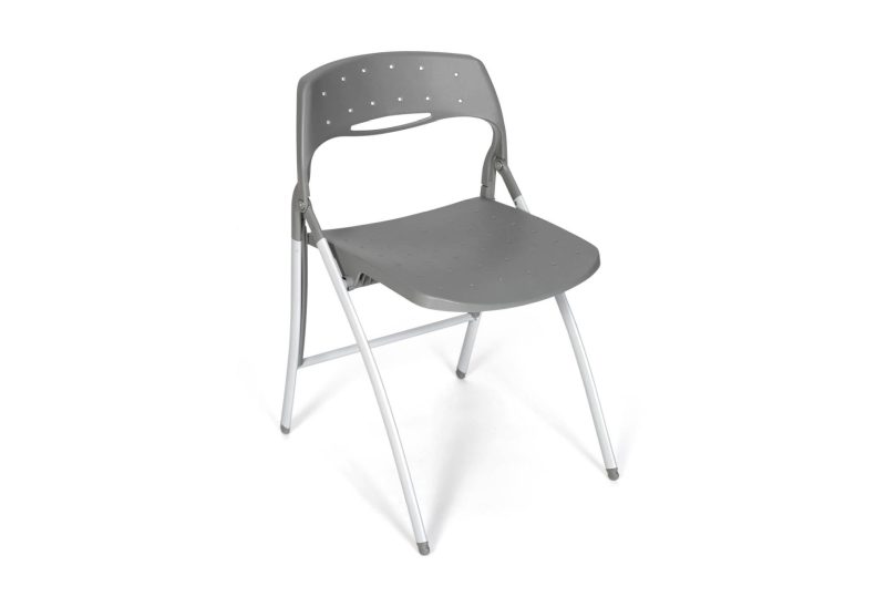 Chaise salle de réunion perforée Leo