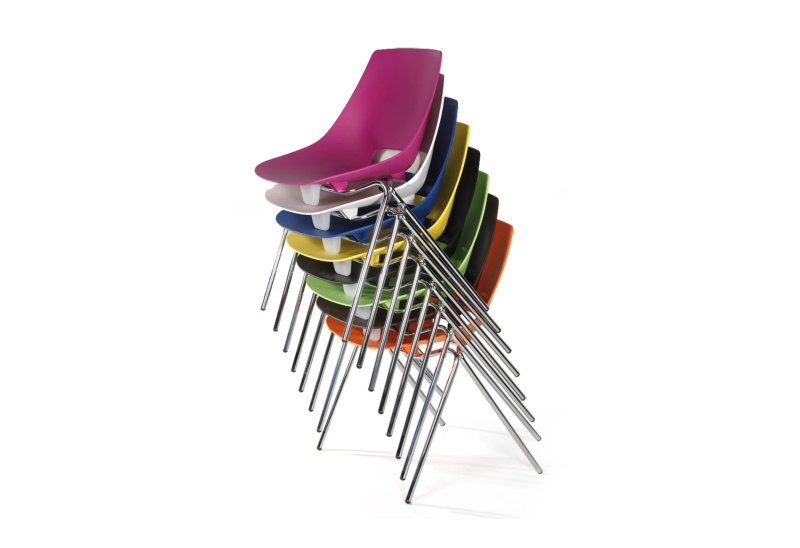 Chaise réunion empilable Pug – Image 2