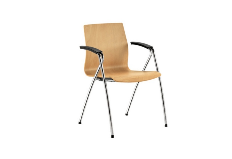 Chaise rembourrée avec tablette escamotable Q2 – Image 3