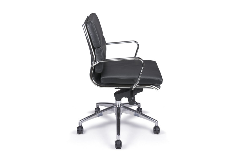 Chaise de direction cuir noir E-Lite – Image 2