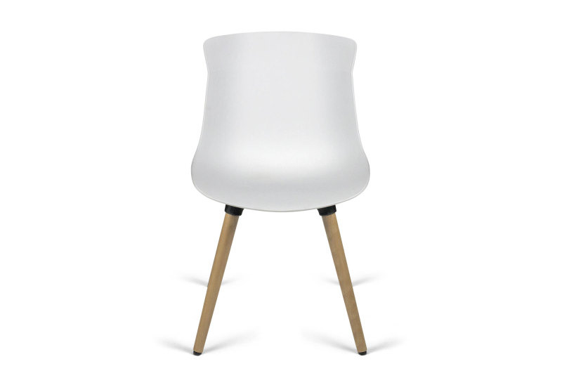 Siège de réunion pieds bois style scandinave Lux – Image 2