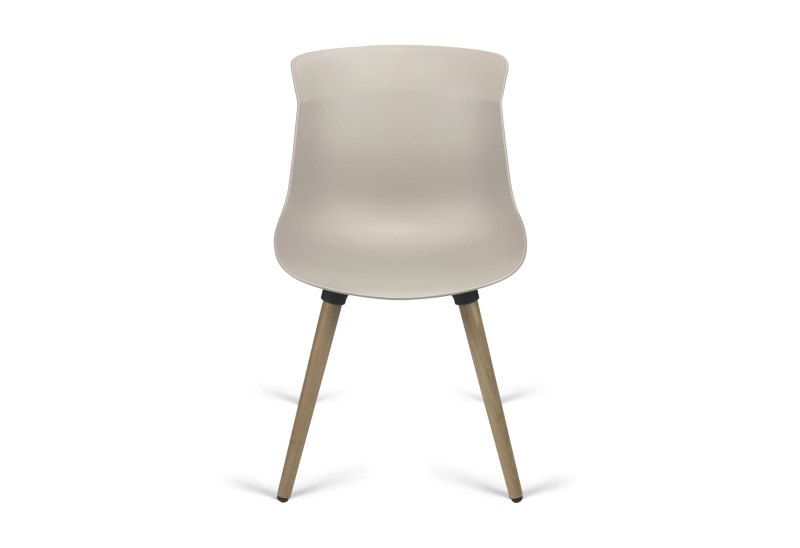 Siège de réunion pieds bois style scandinave Lux – Image 4