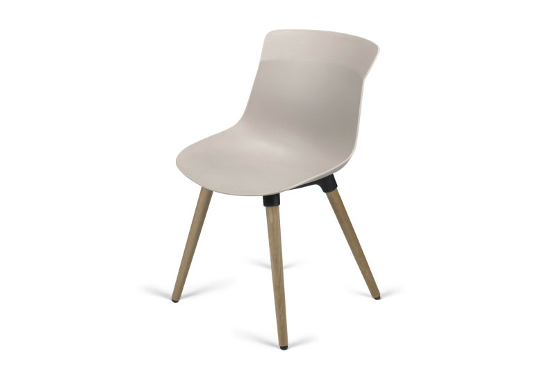 Siège de réunion pieds bois style scandinave Lux – Image 5