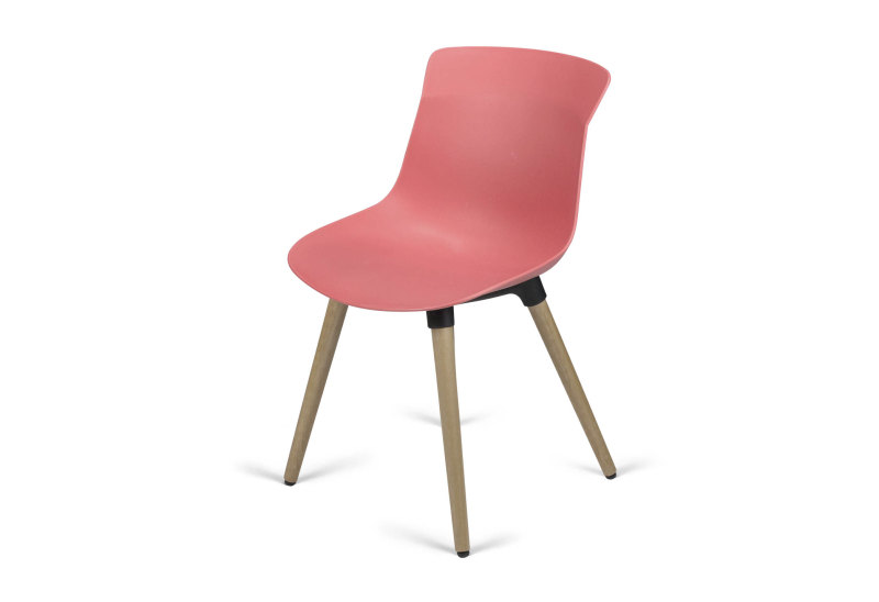 Siège de réunion pieds bois style scandinave Lux – Image 8